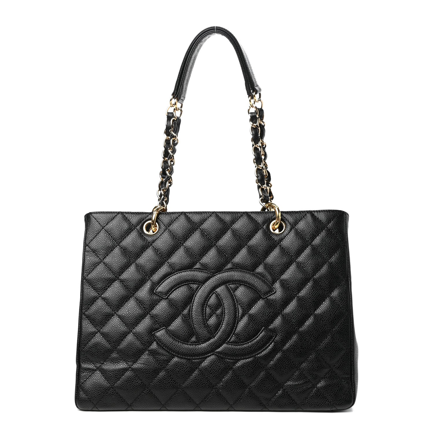 Chanel Caviar Quilted Grand Shopping Tote GST Black 1 of 10