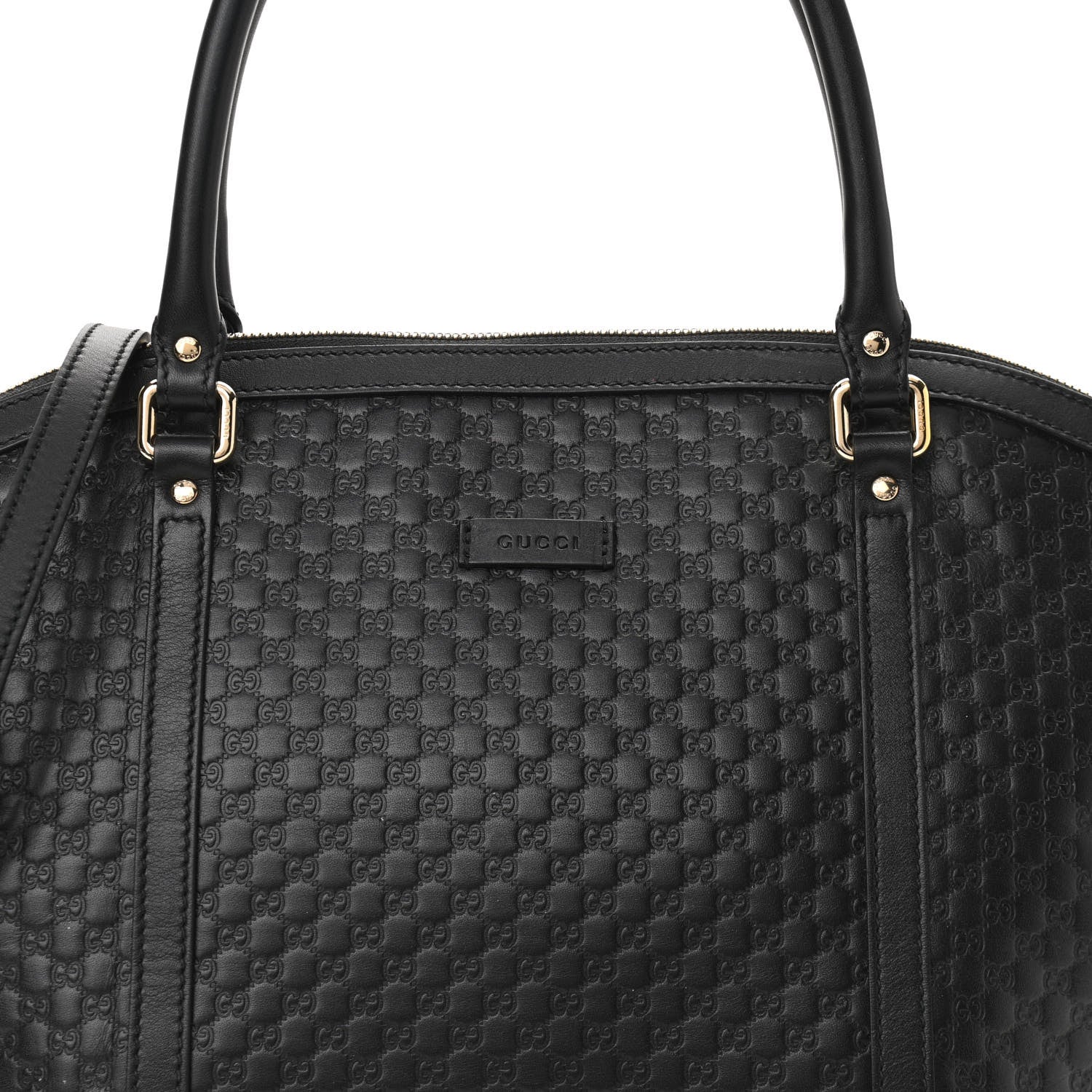 Gucci Soft Microguccissima Dome Satchel Black 7 of 11