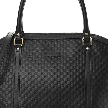 Gucci Soft Microguccissima Dome Satchel Black 7 of 11