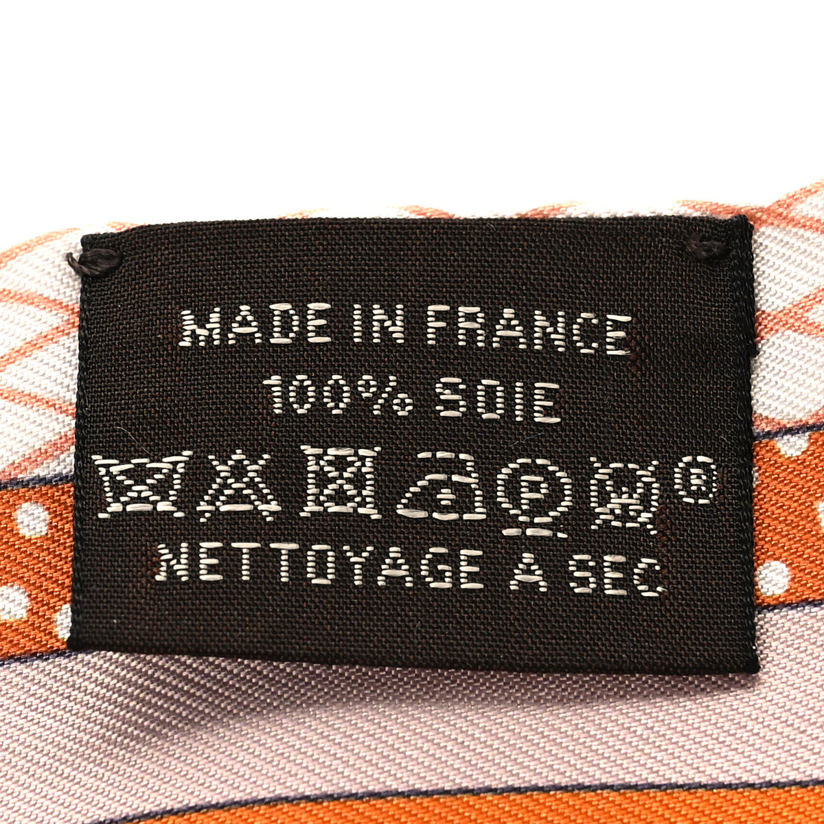 Hermes Silk Twilly Grand Theatre Nouveau Poudre Orange Cuite 3 of 4