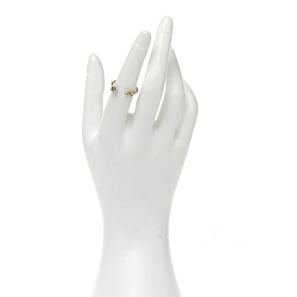 Anita Ko 18K Rose Gold Diamond Orbit Split Ring 53 6.5 2 of 5
