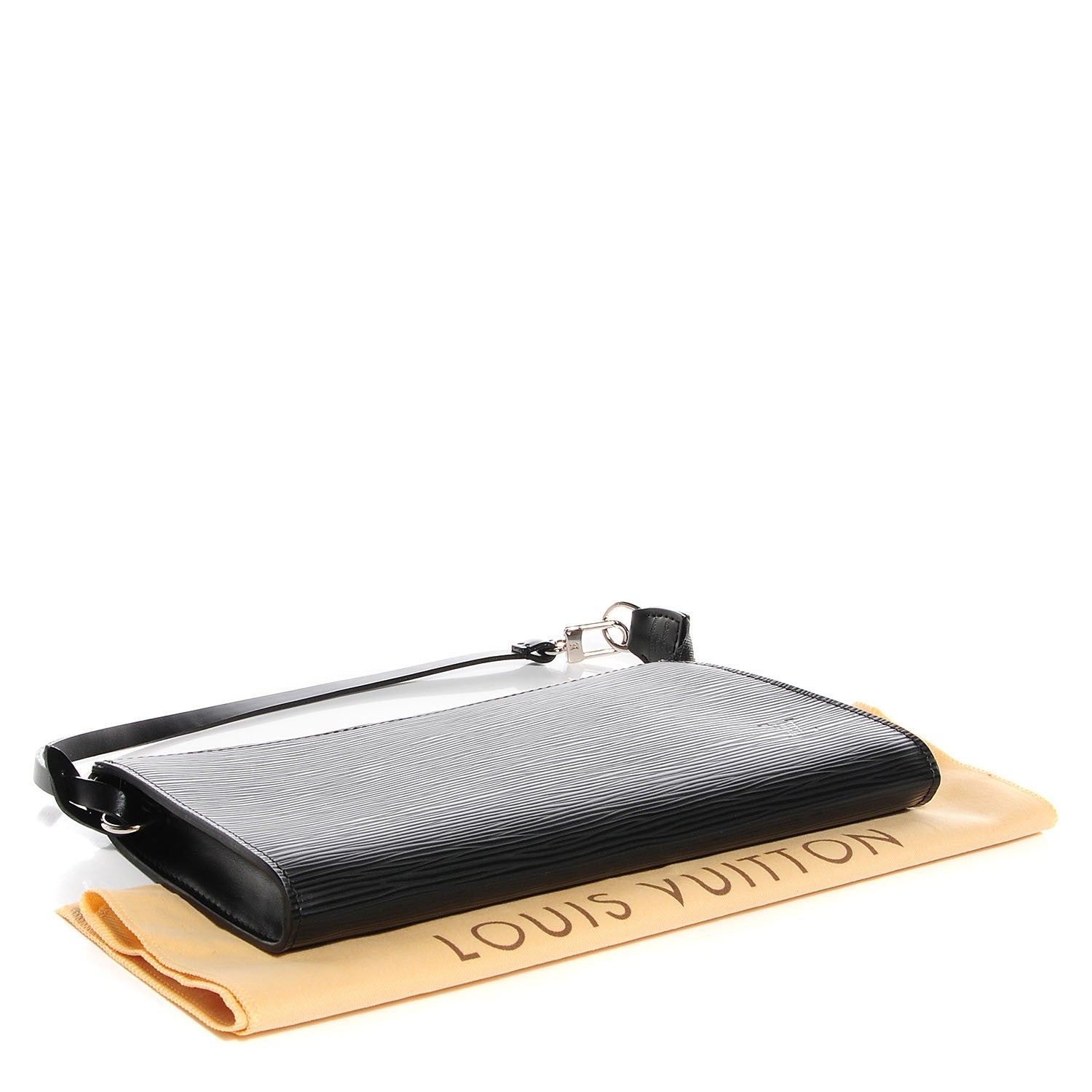 Louis Vuitton Epi Pochette Accessories 24 Black 4 of 7