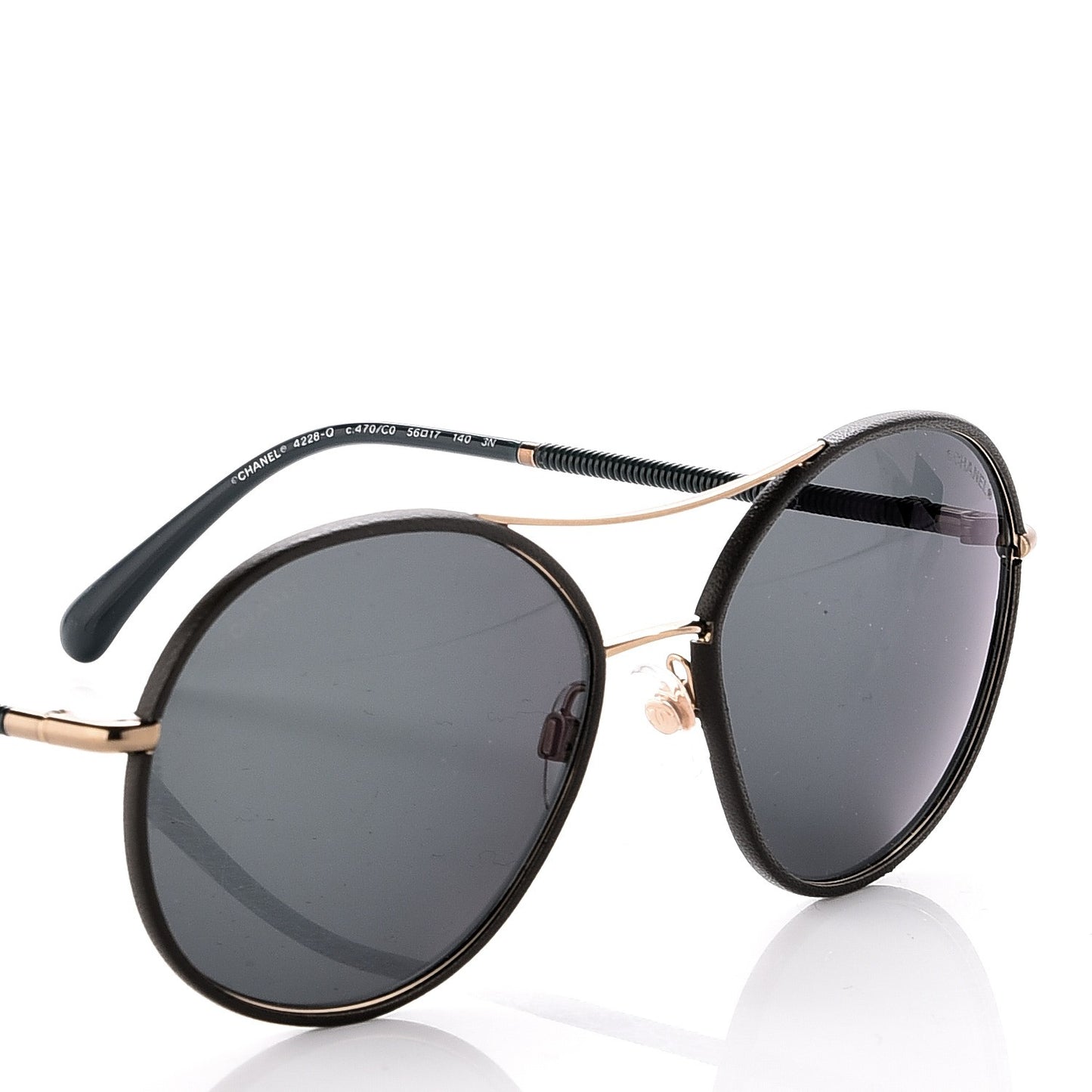 Round Pilot Sunglasses 4228-Q Dark Green