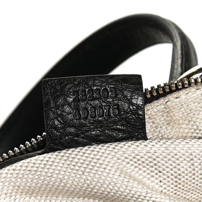Gucci Pebbled Calfskin Medium Soho Boston Black 7 of 14