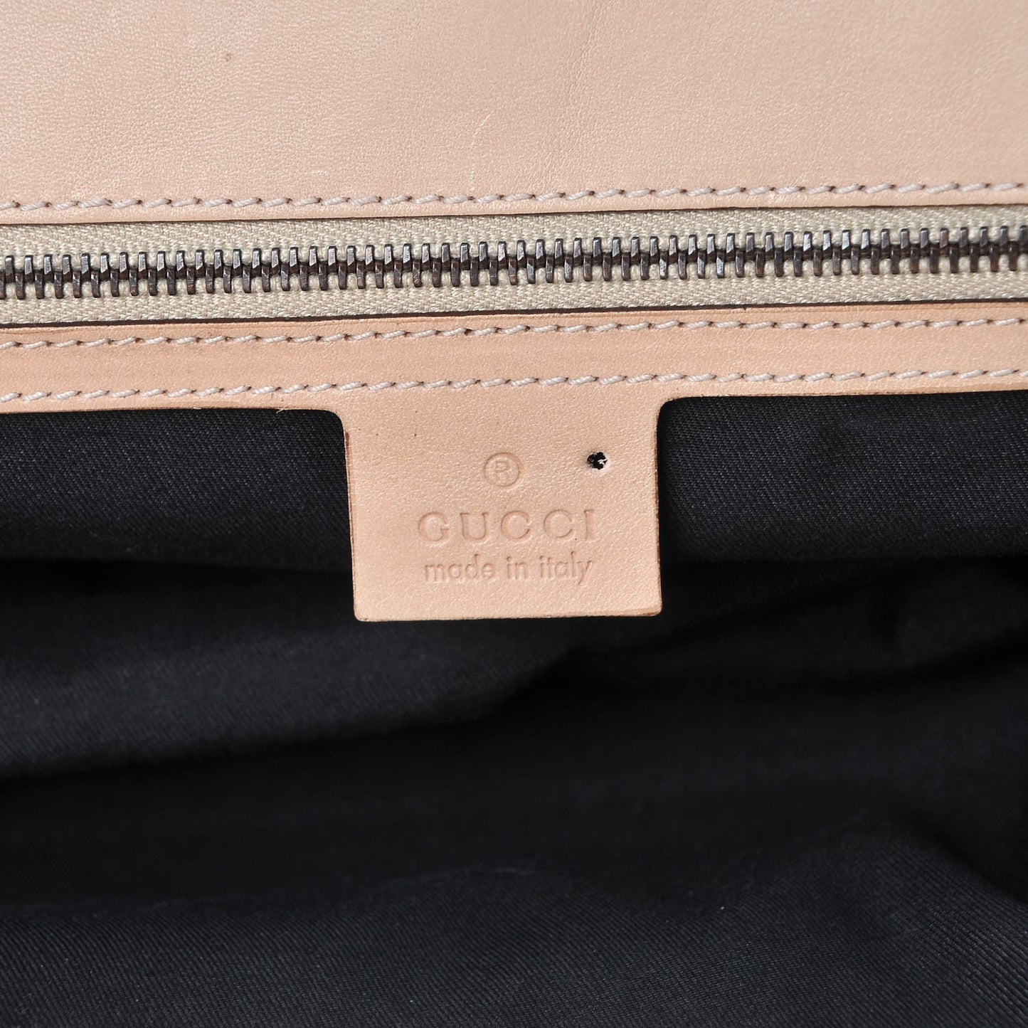 Monogram Horsebit Chain Shoulder Bag Beige Black