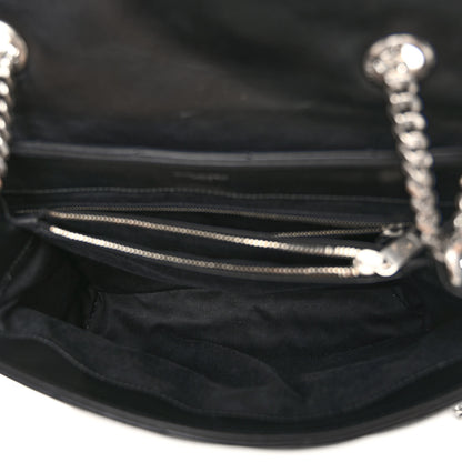 Saint Laurent Calfskin Y Quilted Monogram Medium Loulou Chain Satchel Black 5 of 9