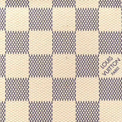 Louis Vuitton Damier Azur Felicie Chain Wallet Zippered Insert Rose Ballerine 7 of 7