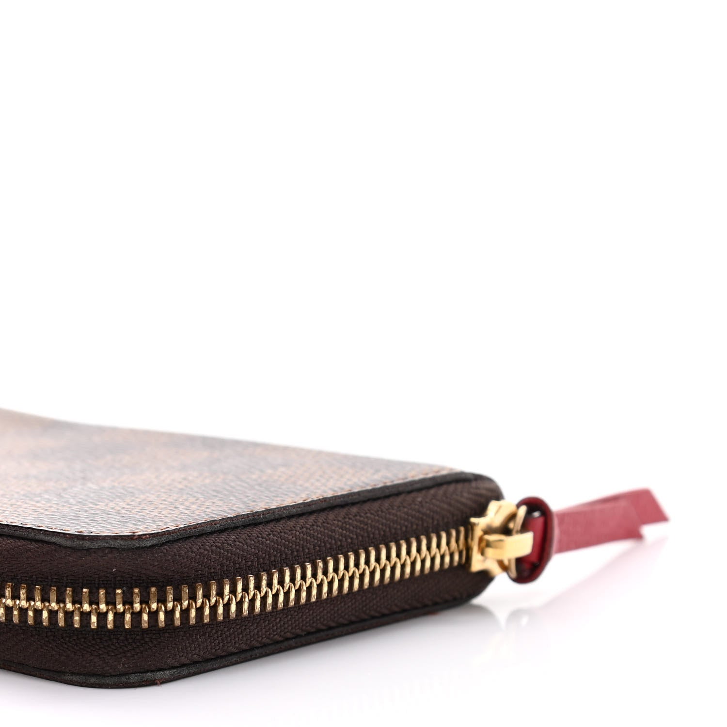 Louis Vuitton Damier Ebene Clemence Wallet Cherry 10 of 15