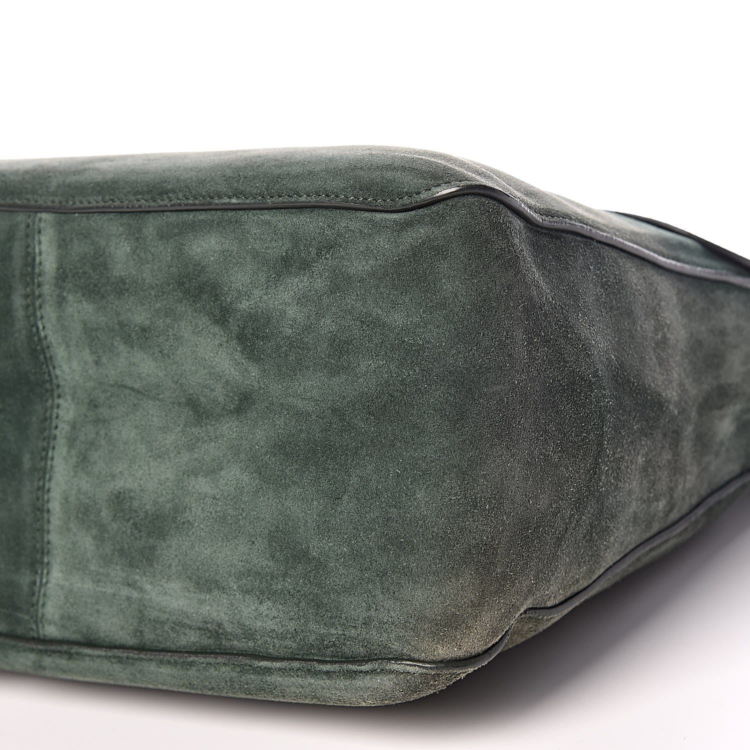 Celine Suede Medium Gourmette Emerald 9 of 13