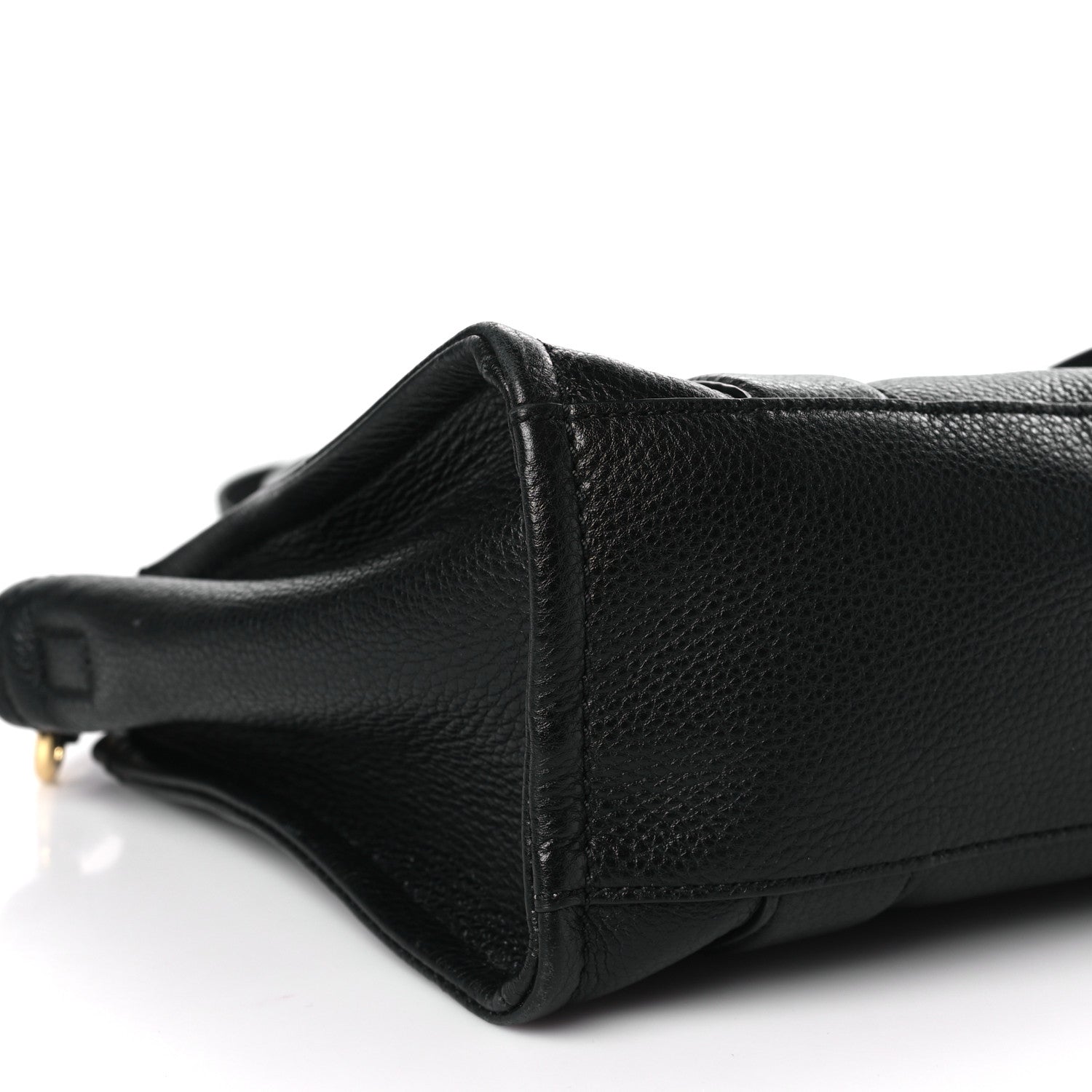 Marc Jacobs Grained Calfskin Small The Tote Bag Black 7 of 8