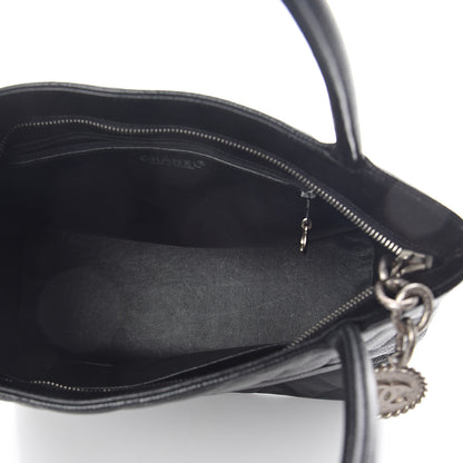 Chanel Caviar Quilted Medallion Tote Black 4 of 9