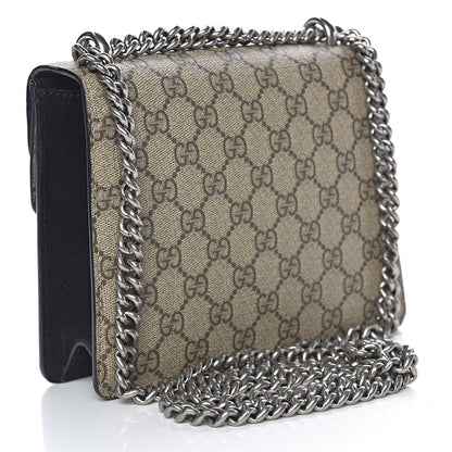 Gucci GG Supreme Monogram Mini Dionysus Shoulder Bag Black 3 of 15