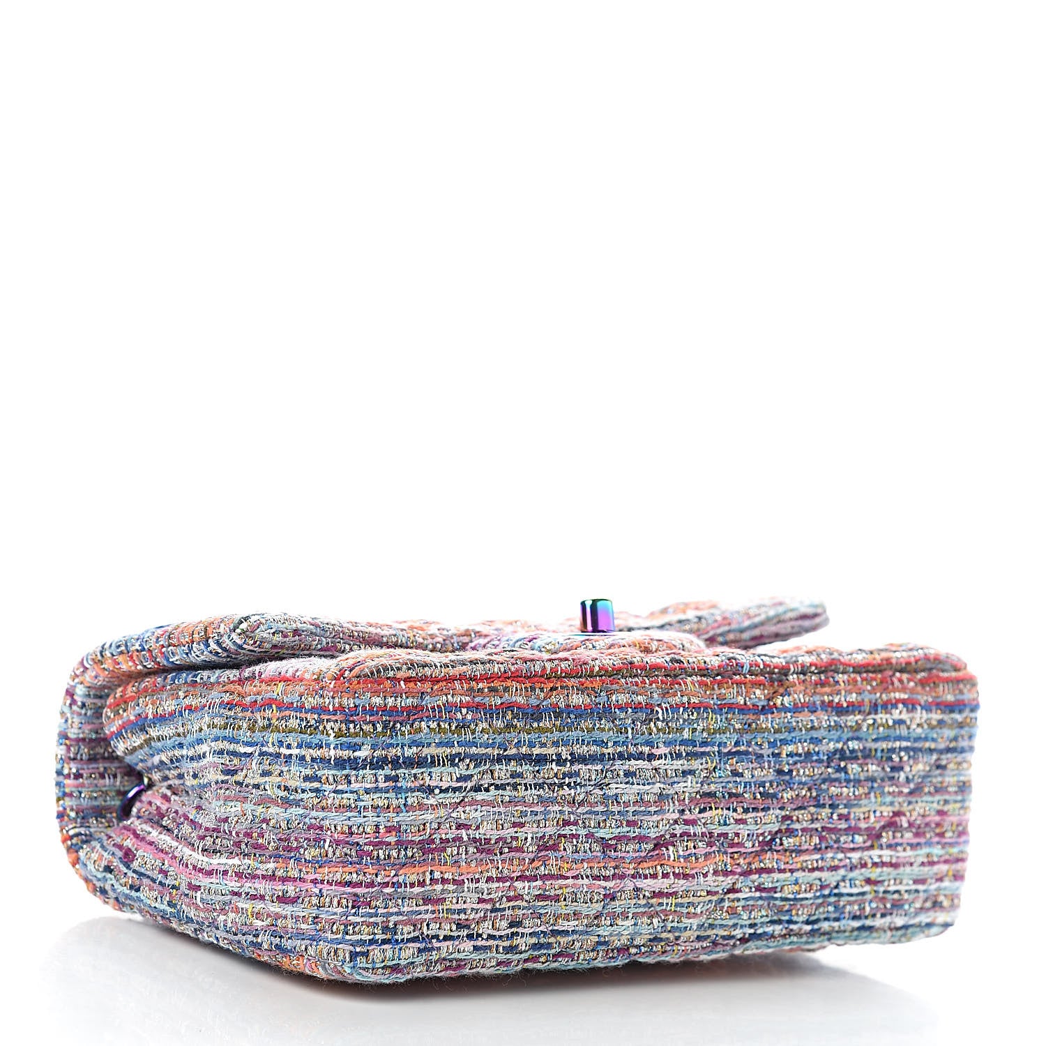 Chanel Tweed Quilted Mini Rectangular Flap Multicolor 4 of 11