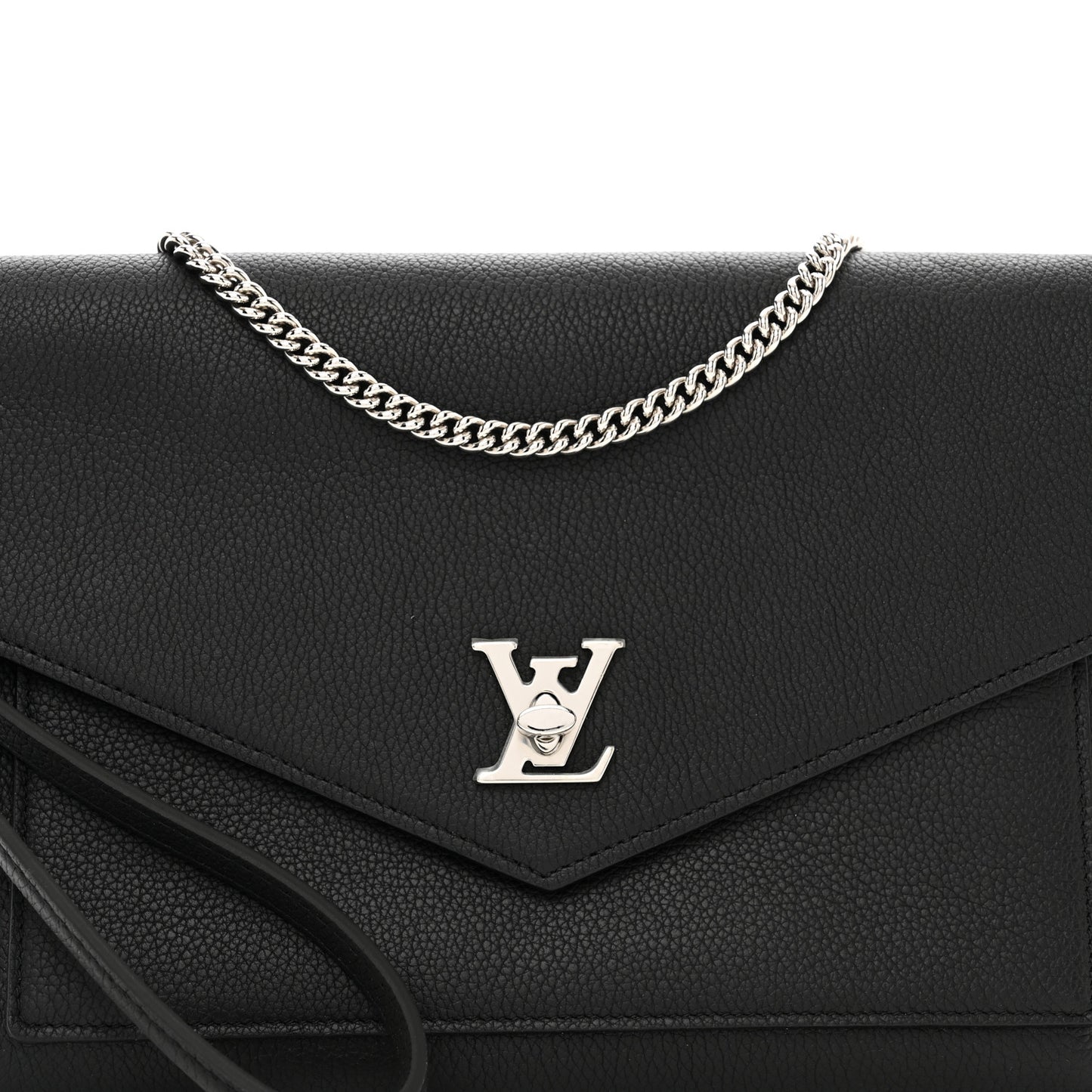 Soft Calfskin My Lockme Pochette Black