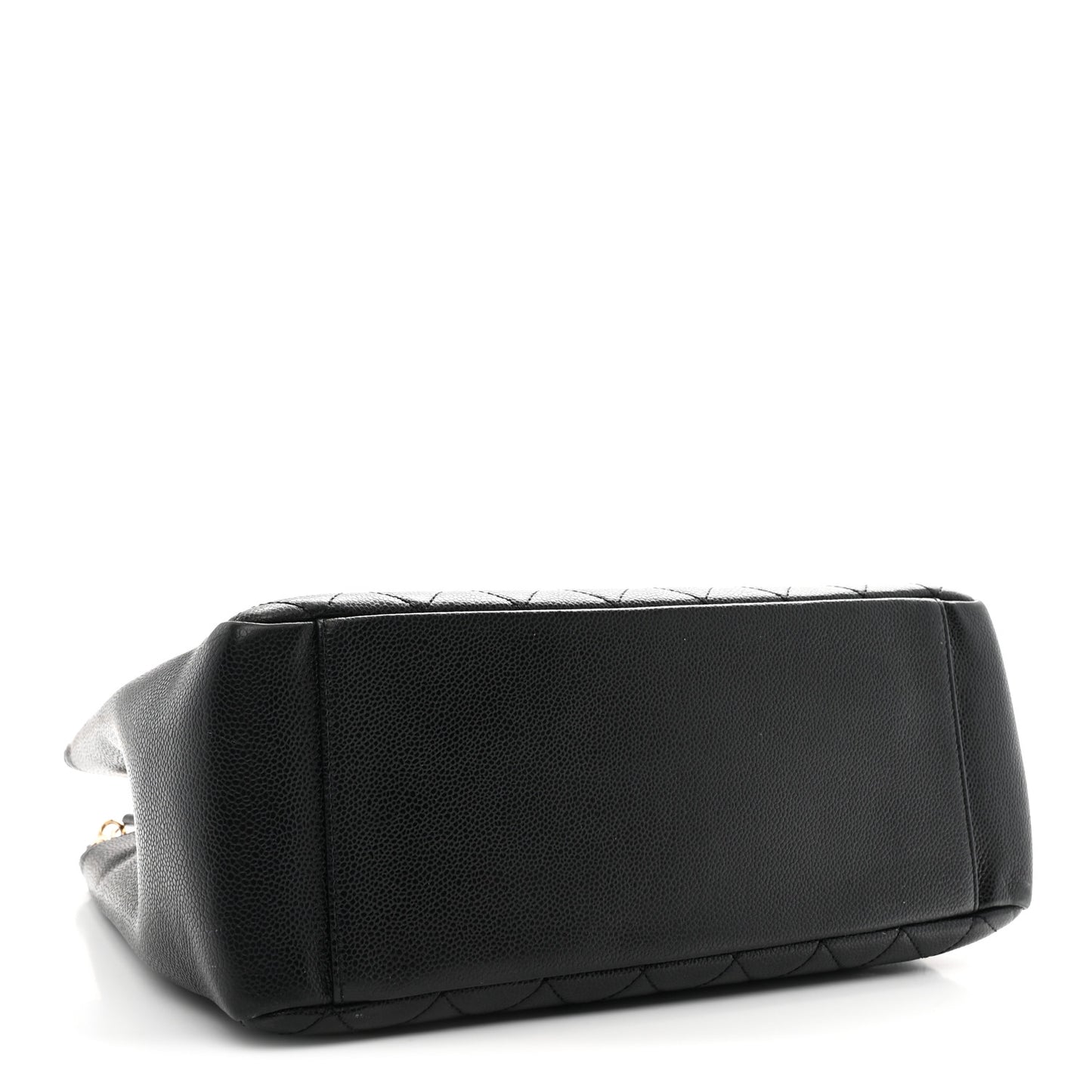 Caviar Quilted Grand Shopping Tote GST Black