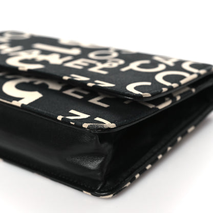 Chanel Denim Coco Wallet On Chain WOC Black 11 of 11