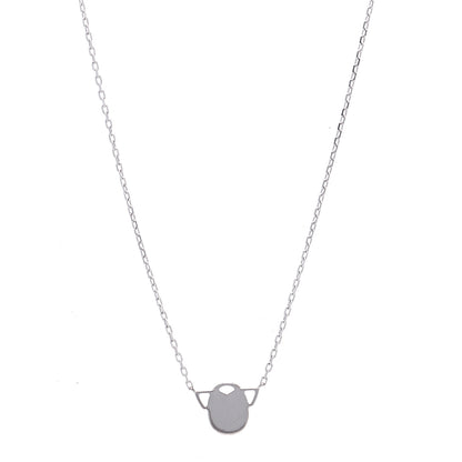 Cartier 18K White Gold Diamond Scarab Necklace 3 of 4