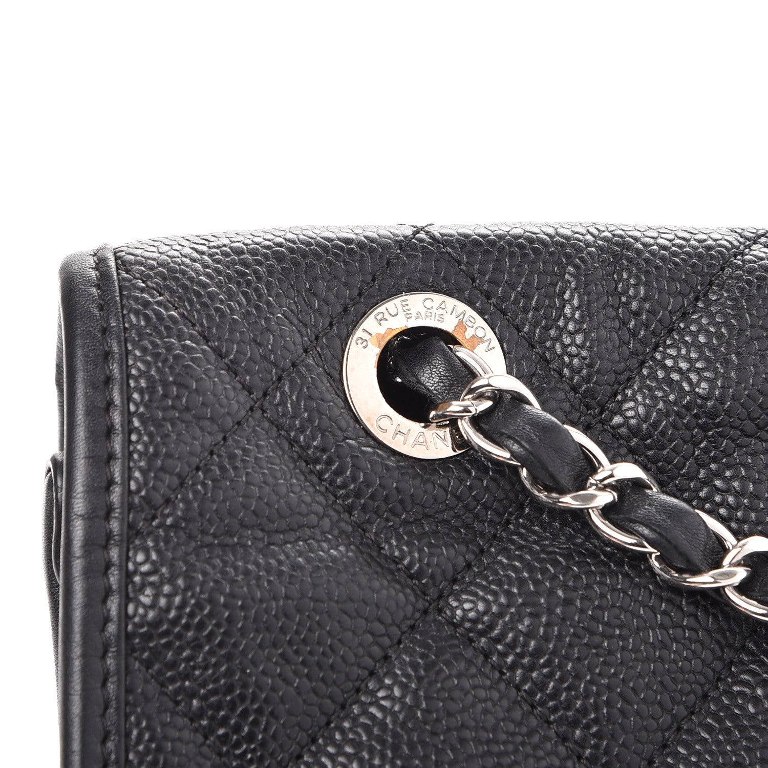 Chanel Caviar Quilted Large French Riviera Flap Black 13 of 13