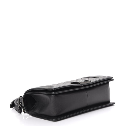 Chanel Caviar Quilted Medium Boy Flap So Black 4 of 8