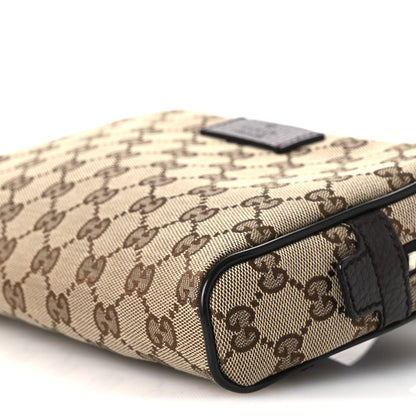 Gucci Monogram Belt Bag Dark Brown 10 of 10