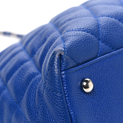 Chanel Caviar Quilted Easy Zip Tote Cobalt Blue 11 of 11