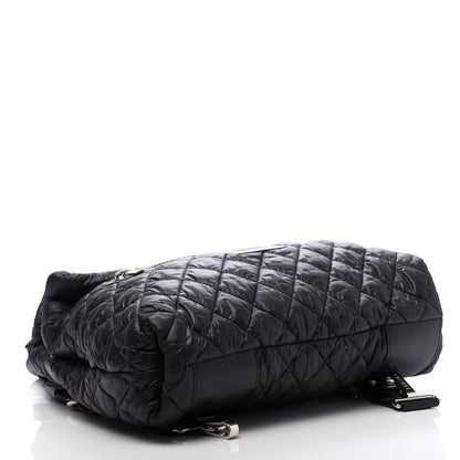 Chanel Lambskin Quilted Coco Cocoon Backpack Black 3 of 9