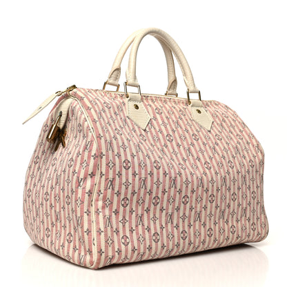 Louis Vuitton Mini Lin Croisette Speedy 30 Rouge 3 of 7