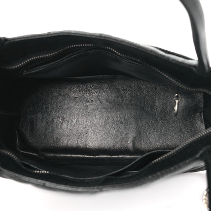 Chanel Caviar Quilted Medallion Tote Black 5 of 10