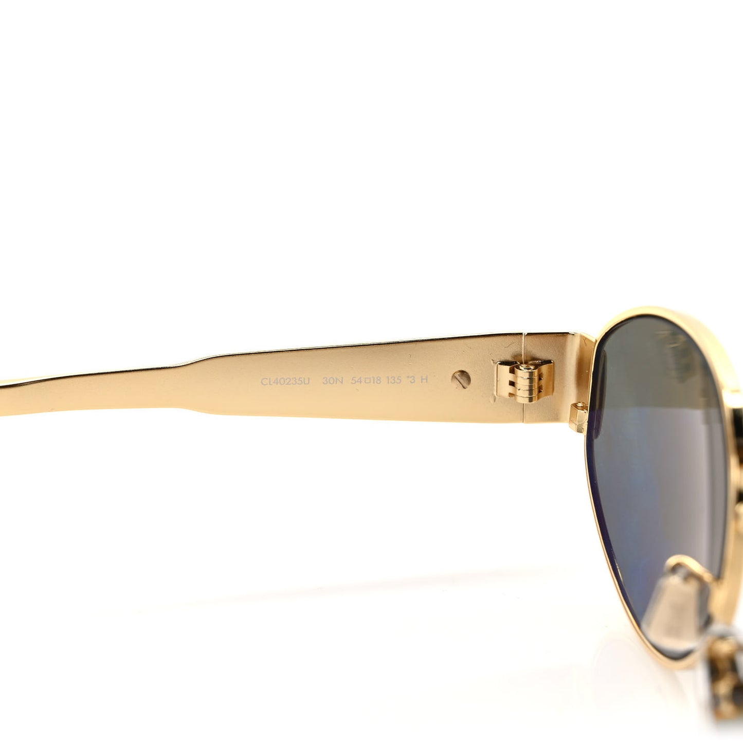 Metal Triomphe 01 Sunglasses CL40235U Gold Green