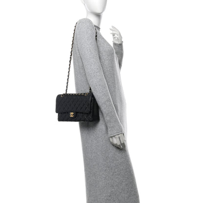 Chanel Caviar Quilted Medium Double Flap Black 2 of 12