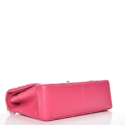 Chanel Lambskin Quilted Jumbo Double Flap Fuchsia 4 of 8