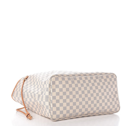 Louis Vuitton Damier Azur Neo Neverfull GM Rose Ballerine 4 of 9