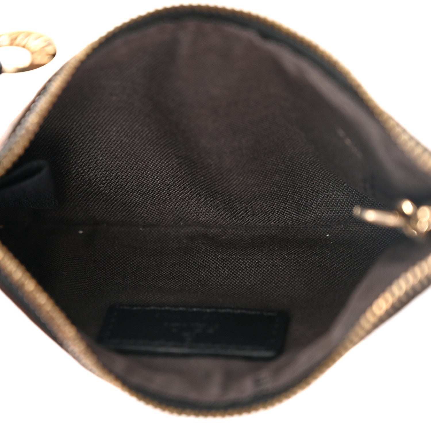 Fendi Zucchino Spalmati Forever Coin Pouch Key Case Nocciola 6 of 10