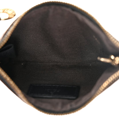 Fendi Zucchino Spalmati Forever Coin Pouch Key Case Nocciola 6 of 10