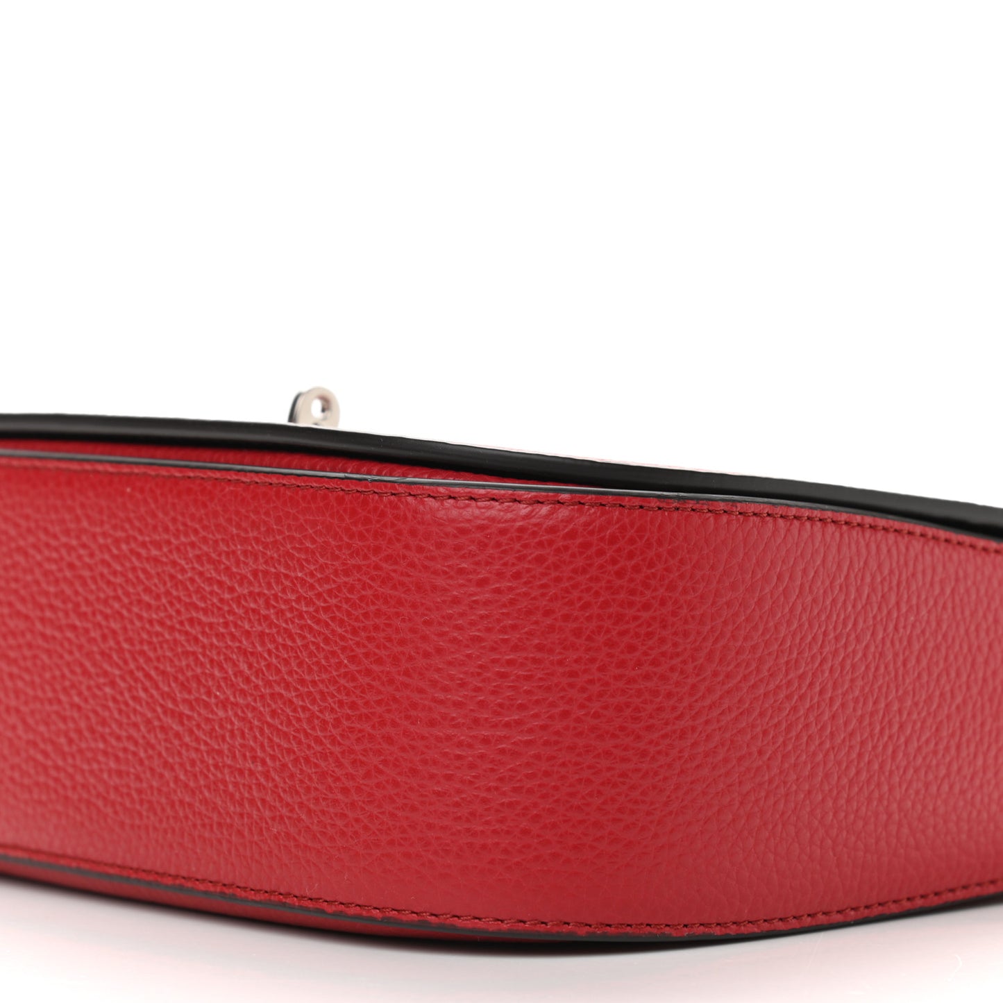 Classic Grained Calfskin Small Darley Satchel Scarlet
