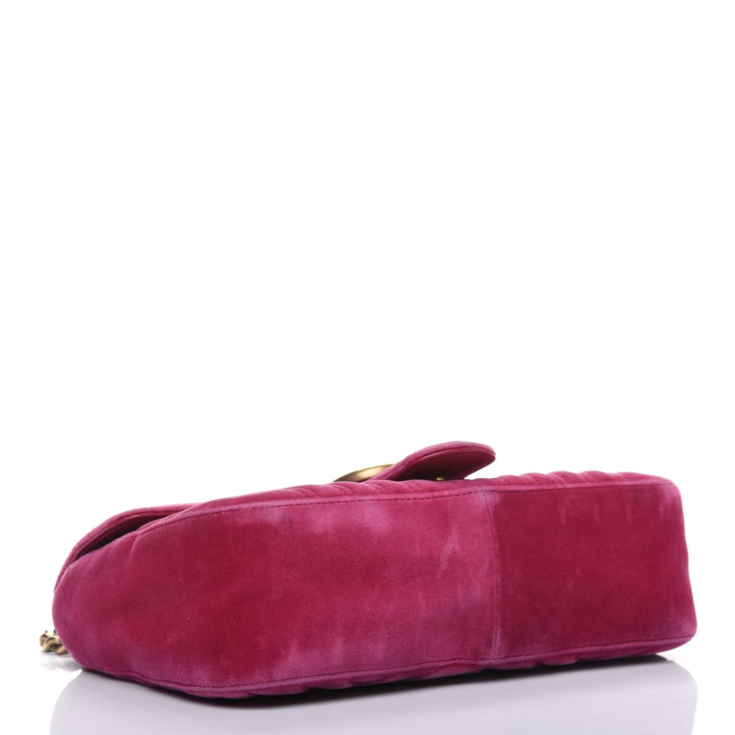 Velvet Matelasse Small GG Marmont Shoulder Bag Light Raspberry Rose