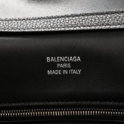 Balenciaga Grained Calfskin Small Rodeo Top Handle Handbag Black 6 of 9