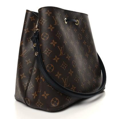 Louis Vuitton Monogram Neonoe MM Black 3 of 9