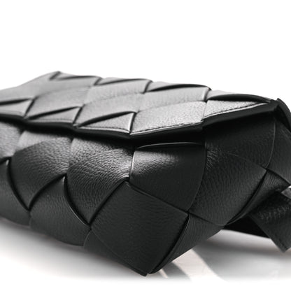 Bottega Veneta Calfskin Intreccio Diago Belt Bag Black 9 of 9