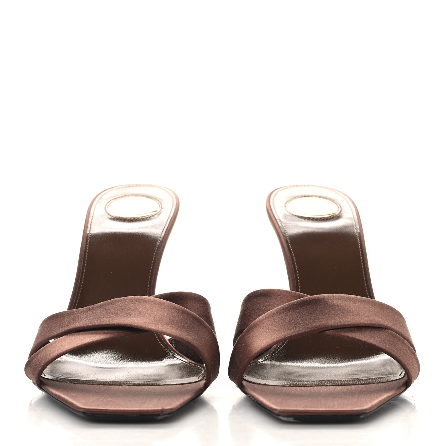 Crepe Satin Crystal Opyum Mules 39 Manioc 39 Brown