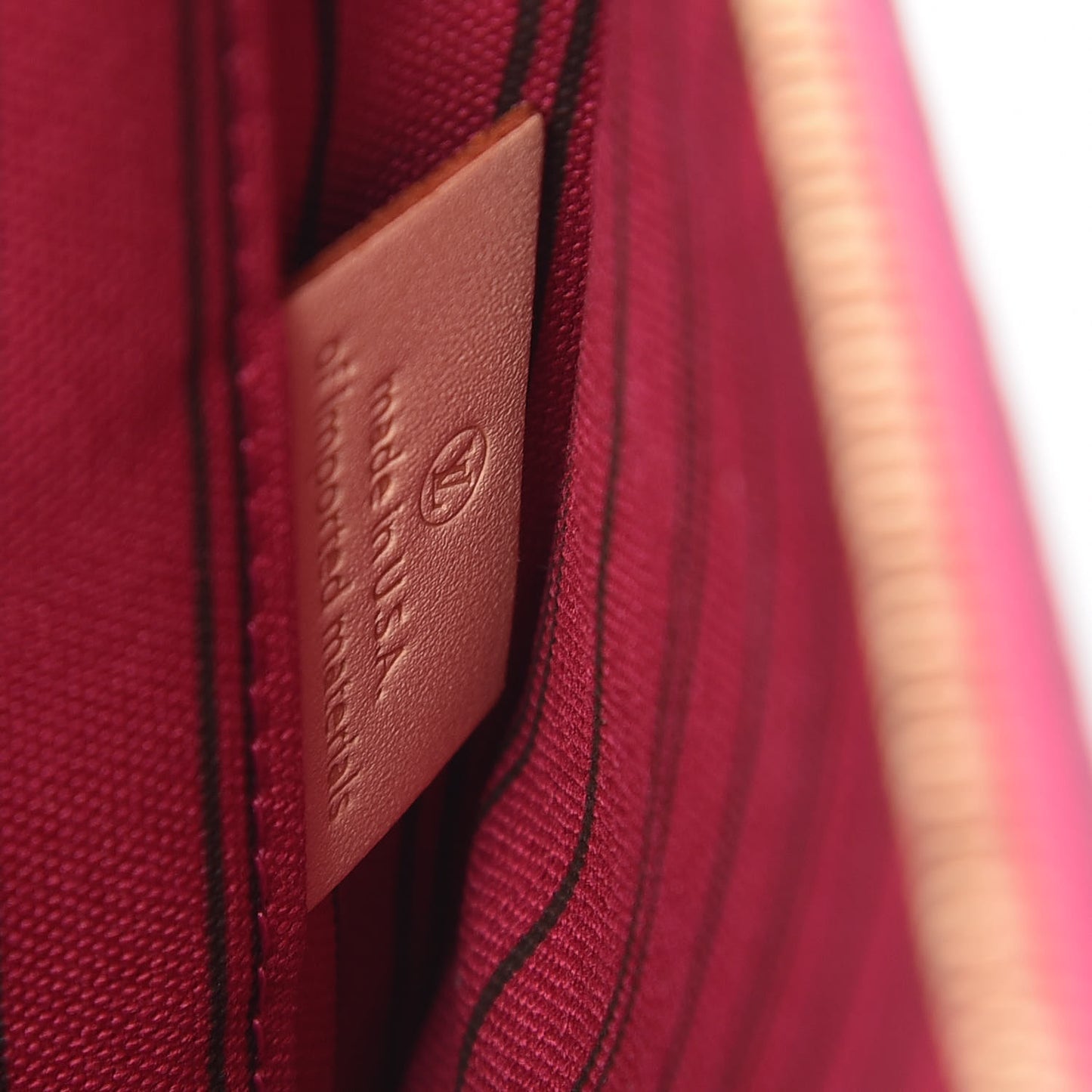 Monogram Neverfull MM GM Pochette Pivoine