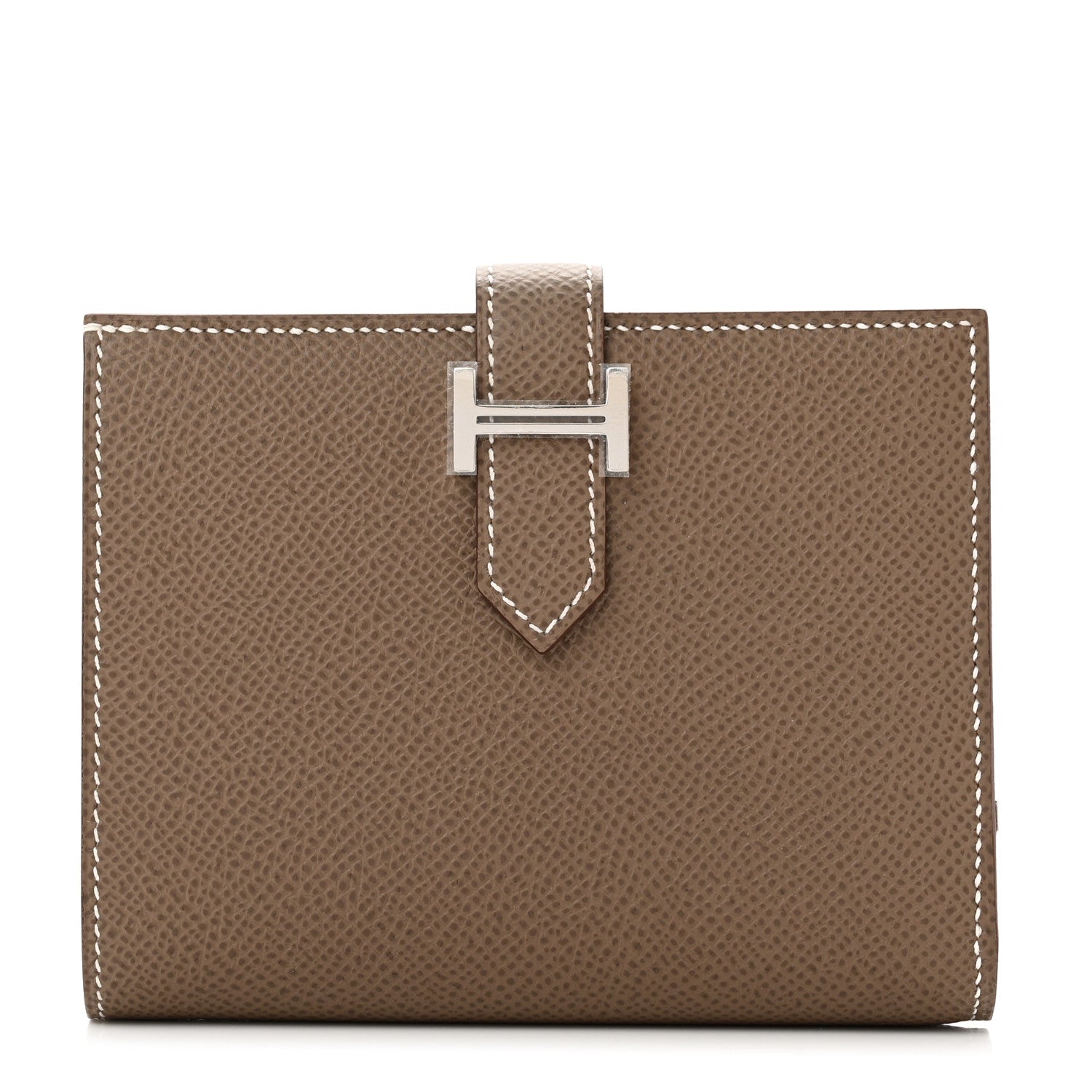Hermes Epsom Bearn Compact Wallet Etoupe 1 of 5