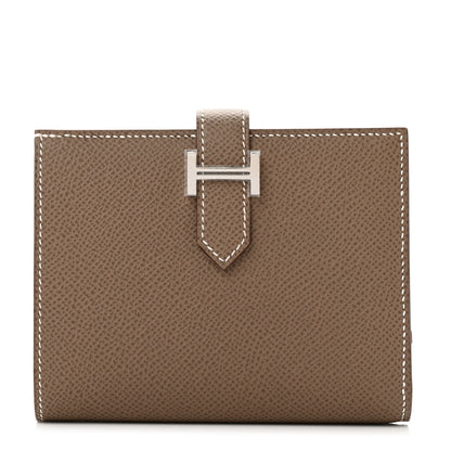 Hermes Epsom Bearn Compact Wallet Etoupe 1 of 5