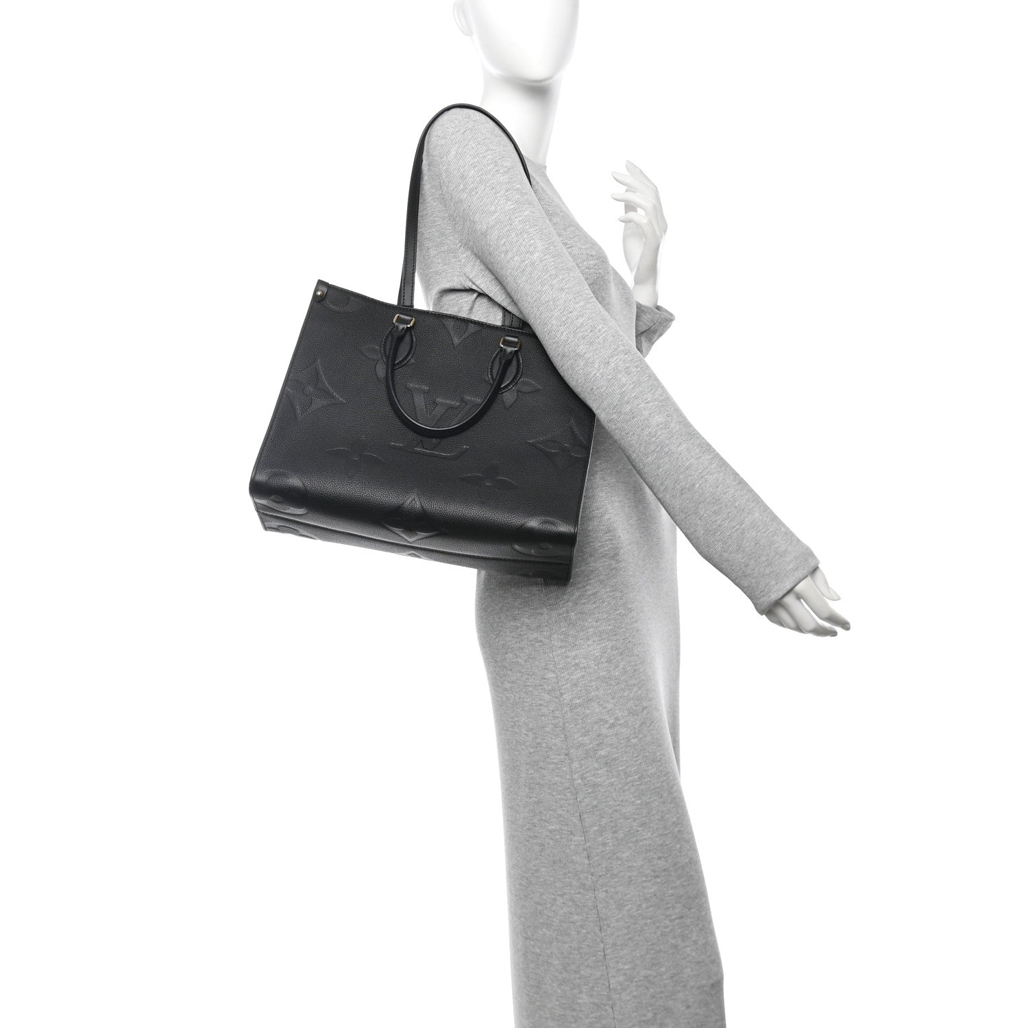 Louis Vuitton Empreinte Monogram Giant Onthego MM Black 2 of 11