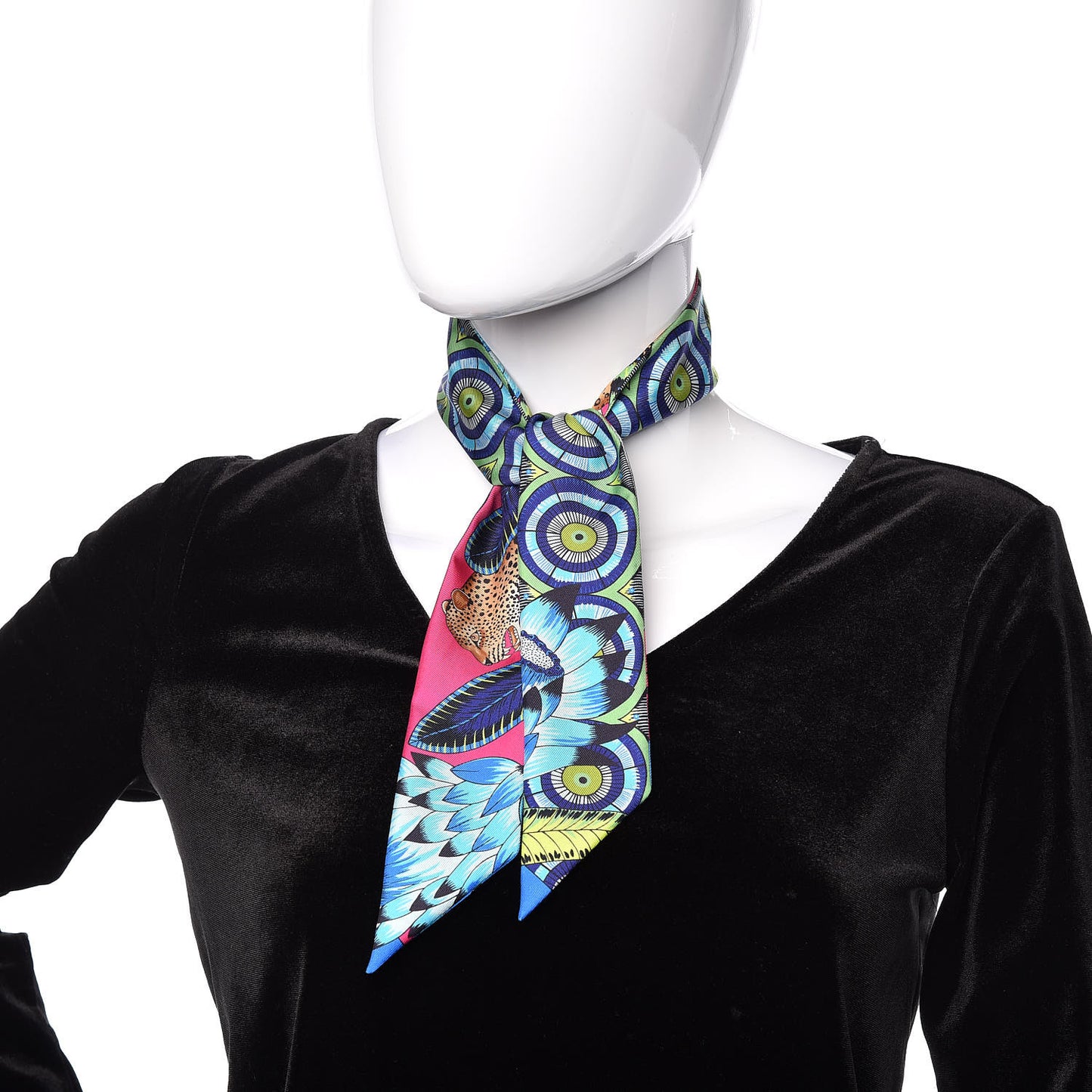 Silk The Savana Dance Twilly Rose Indien Indigo Vert