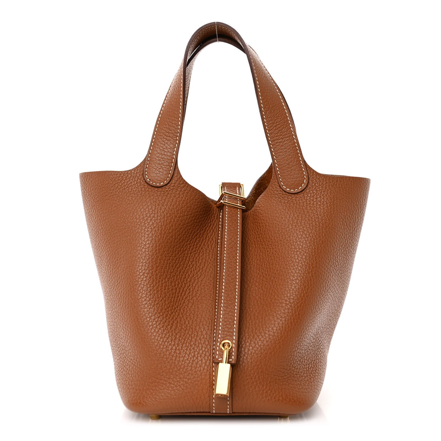 Hermes Taurillon Clemence Picotin Lock 18 PM Gold 1 of 11