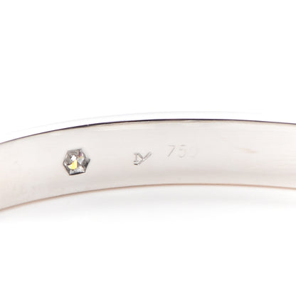 Cartier 18K White Gold 6 Diamond LOVE Bracelet 17 4 of 7