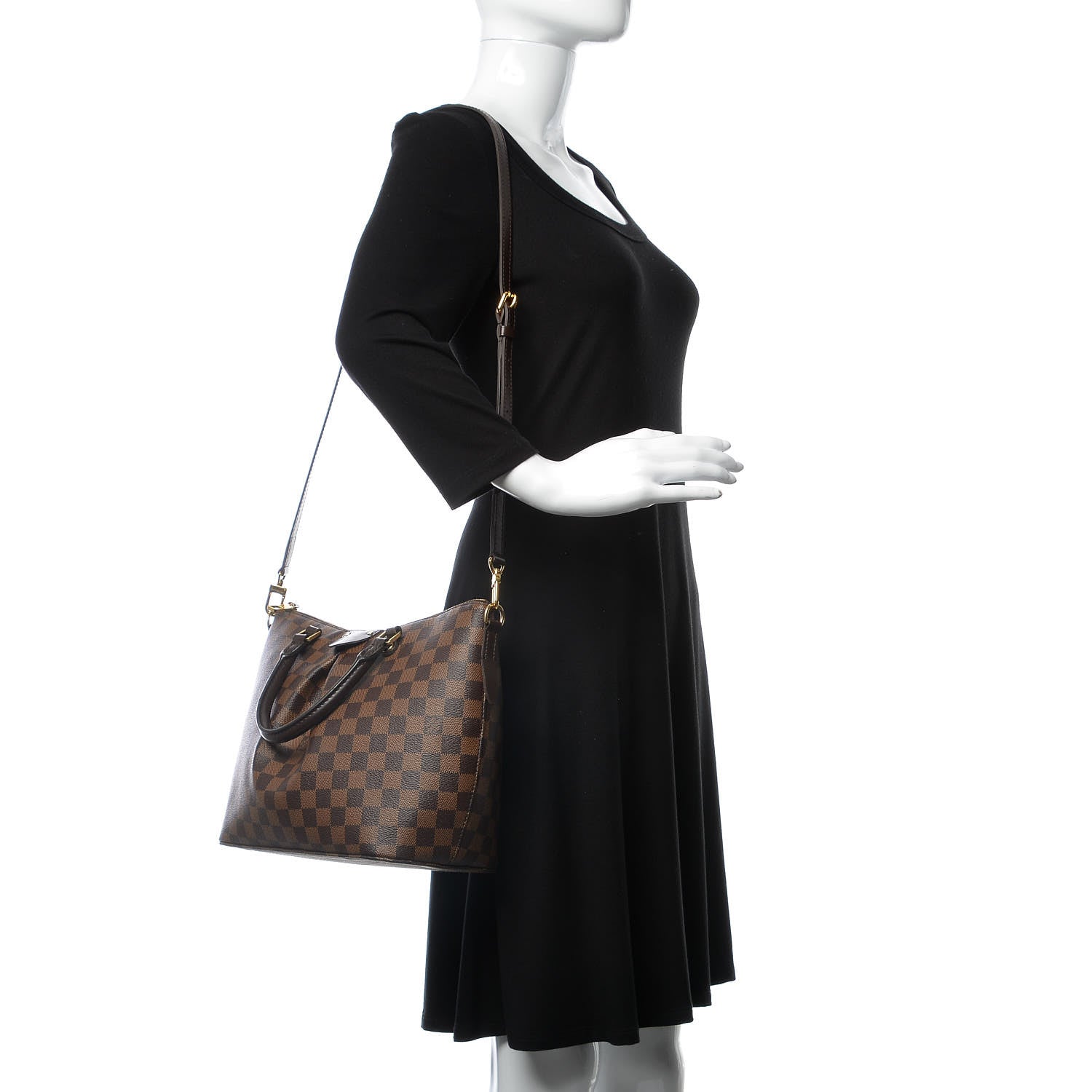 Louis Vuitton Damier Ebene Siena MM 2 of 10