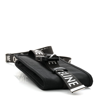 Celine Canvas Trekking Phone Holder Black 4 of 10