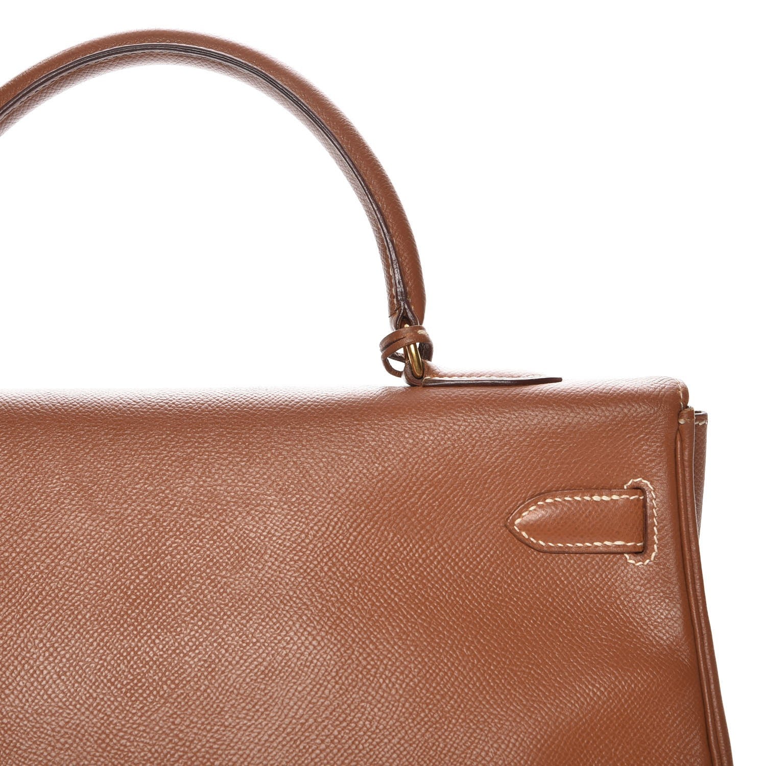 Hermes Courchevel Kelly Retourne 35 Gold 22 of 34